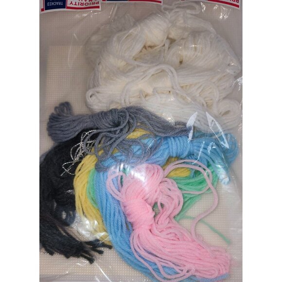 Mary Maxim Needlepoint Christmas Ornaments Kit #027155 Unicorn & #027156 Rocking - Picture 4 of 9